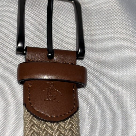 ORIGINAL PENGUIN Braided Stretch Belt Size L 38-40 UNISEX - Picture 2 of 8